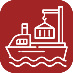 Home Icon of a Cargo Vessel