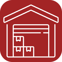 Home Icon of a warehouse
